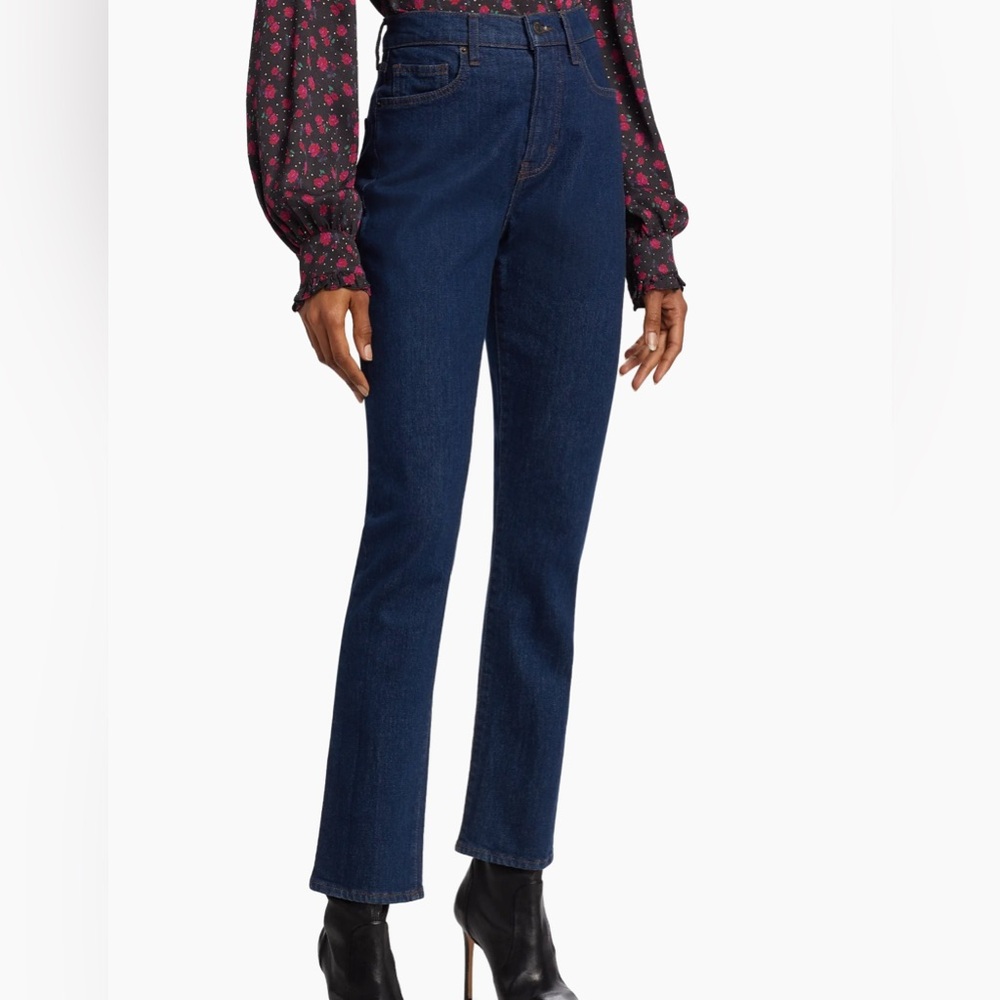 Veronica Beard Alenah Slim-Straight Jeans High Rise. Size 28 Women 
#221